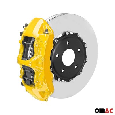 OMAC Brake Caliper Epoxy Based Car Paint Kit California Yellow Glossy High-Temp
