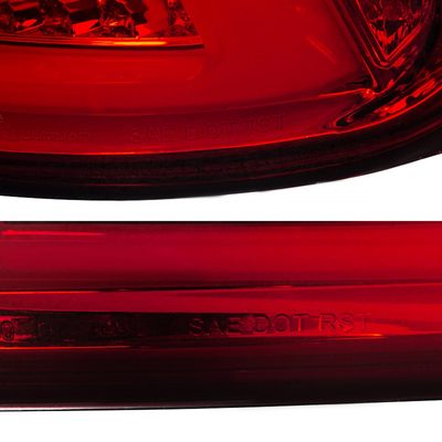 2006-2008 Lexus IS250/IS350 LED Tail Lights & Trunk Lights Chrome/Red Lens