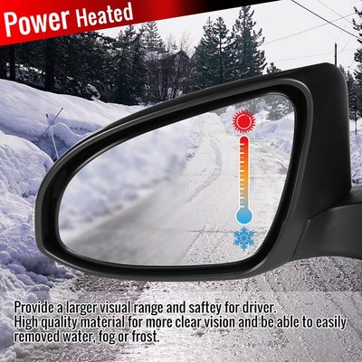2014-2018 Toyota Corolla Black 7Pin Heated Side Mirror Turn Signal Passenger