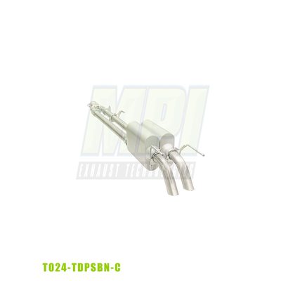 Toyota Tacoma, 2005-2023, V6 - MPI Bullnoze Exhaust Series