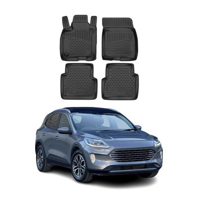 2020-2026 Ford Escape Floor Mats Liners Full Set All Weather Black