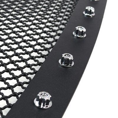 2003-2006 GMC Sierra 1500 Rivet Style Black S.Steel Mesh Grille Insert