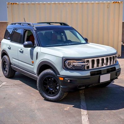 2021-2023 Ford Bronco Sport Chrome Mesh Hood Replacement Grille