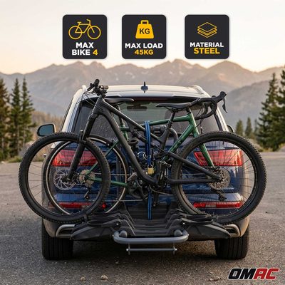 G3 Hitch Bike Rack Steel 4 Bikes 132.3lb E-Bike/MTB