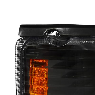 1992-2006 Ford Econoline E-Series Factory Headlights & Corner Lights Black