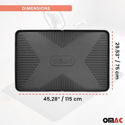 Omac Bike Mat Anti-Slip Multipurpose Floor Protector 45.28 inches x 29.53 inches