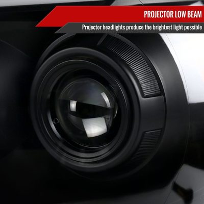 2005-2011 Toyota Tacoma LED Bar Projector Headlights Turn Signal Lights Black