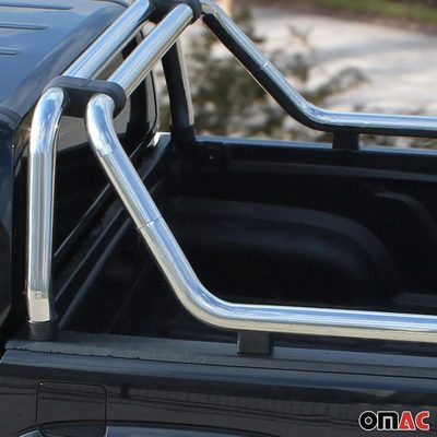 2010-2020 VW Amarok Sport Bar Truck Bed Chase Roll Bar Stainless Steel Silver 1Pc