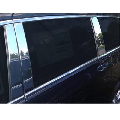 2017-2025 Chrysler Pacifica Stainless Steel Pillar Trim 6 Pcs