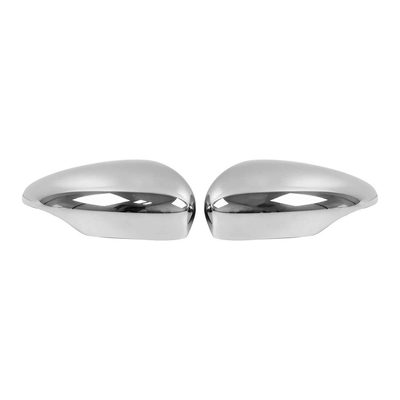2011-2019 Ford Fiesta Side Mirror Cover Caps Stainless Steel Silver 2 Pcs