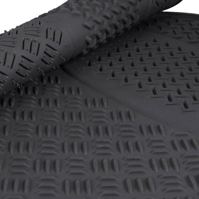Universal fit Rubber Car Floor Mats Liner All Weather 3Pcs Gray