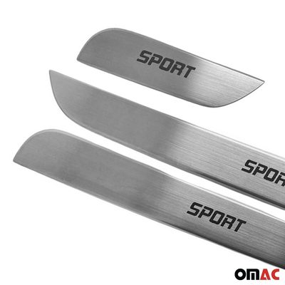 2018-2026 Volvo XC60 Door Sill Scuff Plate Scratch Protector Sport Stainless Steel 4x