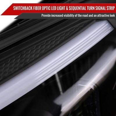 2015-2018 Mercedes-Benz C-Class W205 Full LED Headlights Signal Black