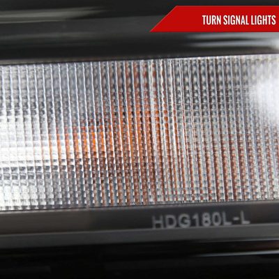 For Dodge RAM 2500 3500 2019-2024 Factory Style Crystal Headlight Driver Side Only Black Housing Clear Lens