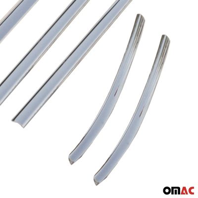 2014-2020 Fiat 500L Window Molding Trim Streamer Stainless Steel Silver 6Pcs