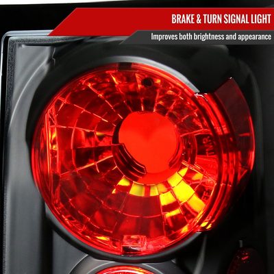 2003-2006 Ford Expedition Tail Lights Matte Black Housing/Clear Lens