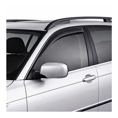 2000-2006 BMW 3 Series E46 Touring Window Visor Vent Rain Deflector 2Pcs Smoke