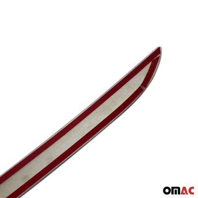 2015-2021 VW Golf Mk7 Rear Trunk Molding Trim Stainless Steel Dark 1Pc