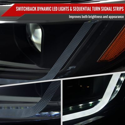 2019-2024 Chevy Malibu Full LED Projector Headlights Turn Signal Smoke