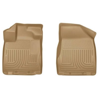 Husky FloorLiners 1ra fila beige para Pathfinder 13-15