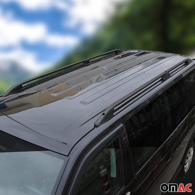 Roof Rails for Ford Transit Connect I 2010-2013 L1 SWB Black Aluminium 2Pcs