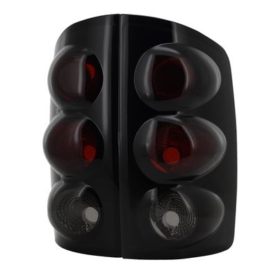 2002-2006 Dodge RAM Tail Lights Glossy Black Housing/Smoke Lens