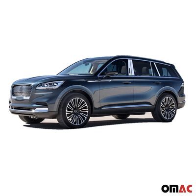 2020-2025 Lincoln Aviator Rear Bumper Accent 1Pc Stainless Steel Silver