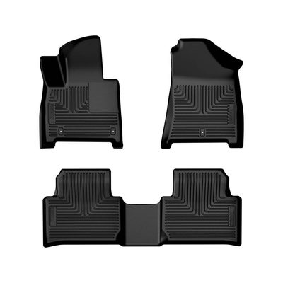 Tapetes Husky Weatherbeater 1ra y 2da Fila color Negro para Santa Fe 24 - 25