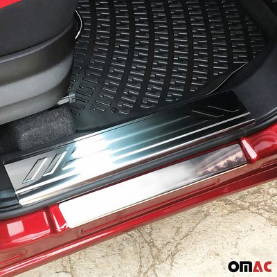 2015-2022 RAM ProMaster City Door Sill Scuff Plate Scratch Protector 2015-22 Stainless Steel 4x