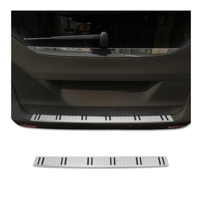 2016-2026 Mercedes Metris Rear Bumper Guard Stainless Steel Brushed with Plastic
