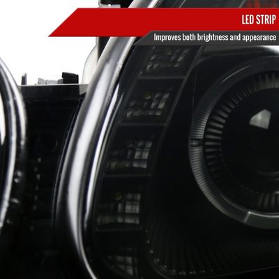 1998-2005 Lexus GS300/GS400/GS430 Halo Projector Headlights LED Light Smoke