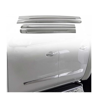 2005-2021 Nissan Frontier Side Door Molding Trim Stainless Steel Silver 4x