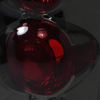 1998-2001 Ford Explorer Mercury Mountaineer Tail Lights Chrome/Smoke Lens