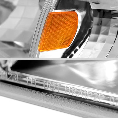1993-1997 Ford Ranger Factory Headlights w/Corner Signal Lights Chrome/Clear