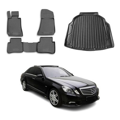 OMAC Floor Mats & Cargo Liners for Mercedes E Class W212 Sedan 2010-2016