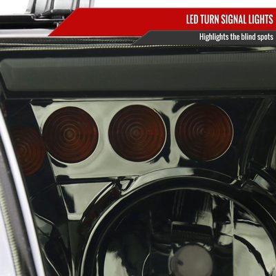 2007-2013 Toyota Tundra/2008-2017 Sequoia LED Tube Factory Headlights Smoke