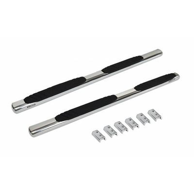 4" OE Xtreme 80" Estribos + brackets Nissan D-22 2000-2015 Inoxidable