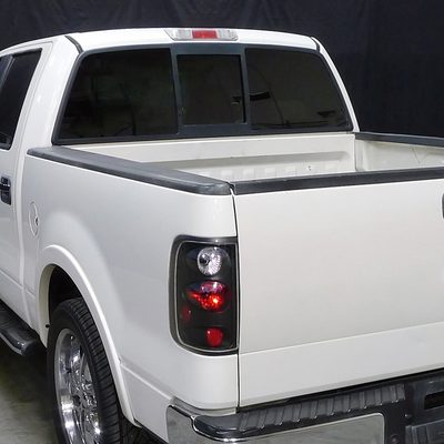 2004-2008 Ford F-150 Styleside Tail Lights Matte Black Housing/Clear Lens