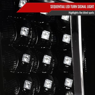 2014-2021 Toyota Tundra LED CBar Projector Headlights Signal Lights Jet Black
