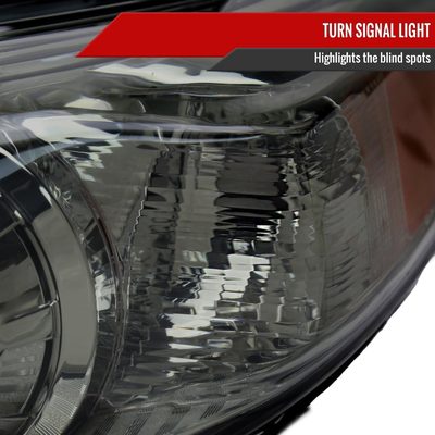 2011-2020 Toyota Sienna Projector Headlights Chrome Housing/Smoke Lens