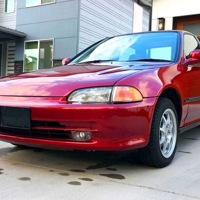 1992-1995 Honda Civic Sedan H3 Fog Lights Kit Switch & Wiring Harness Chrome
