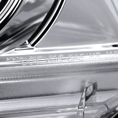 2010-2014 Ford Mustang Sequential LED Bar Projector Headlights Chrome/Clear
