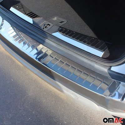 Rear Bumper Guard & Trunk Sill Cover for Ford Escape 2013-2016 Set S.Steel 3Pcs
