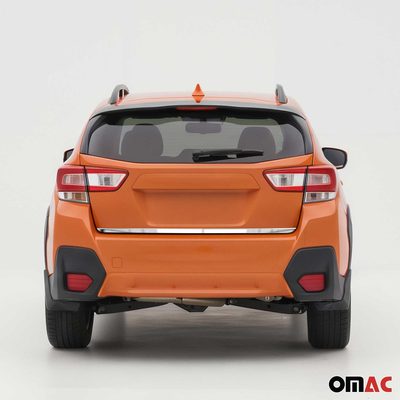 2018-2023 Subaru Crosstrek Rear Trunk Molding Trim Stainless Steel Silver