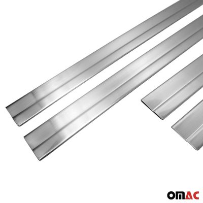 2014-2020 Nissan Rogue Door Sill Scuff Plate Scratch Protector Stainless Steel 4x