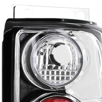 1995-1997 Ford Explorer Tail Lights Chrome Housing/Clear Lens
