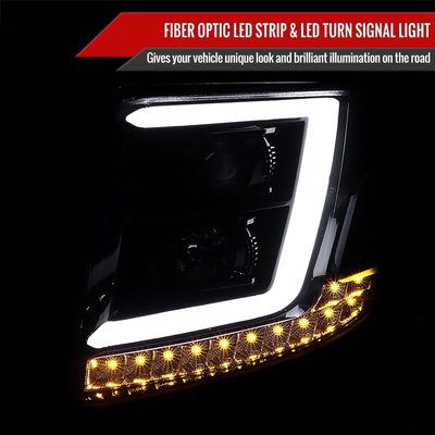 2015-2020 Chevy Tahoe Suburban/ Suburban 3500HD Headlights LED Signal Smoke