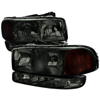 1999-2007 GMC Sierra/ Yukon/Yukon XL Factory Crystal Headlights Amber & Smoke