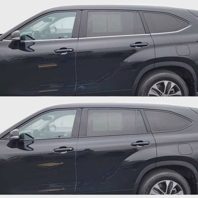 2020-2024 Toyota Highlander Window Trim Set Gloss Black 6Pcs ABS Plastic