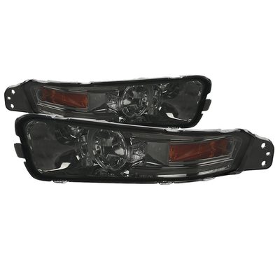 2005-2009 Ford Mustang Factory Style Bumper Lights Chrome Housing/Smoke Lens
